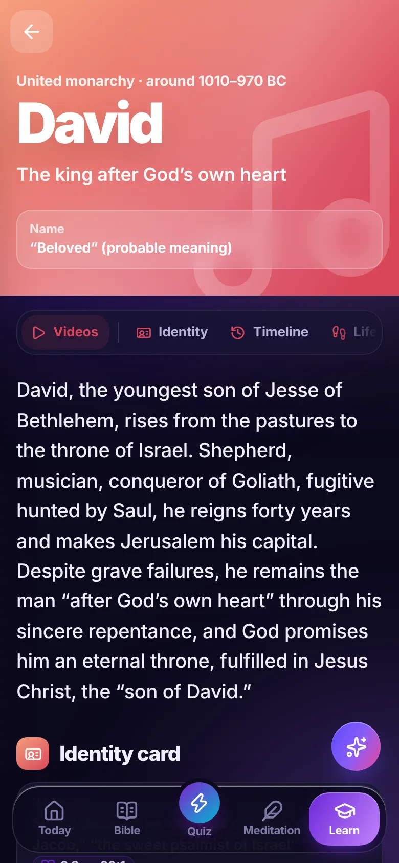 Bible Academy: People